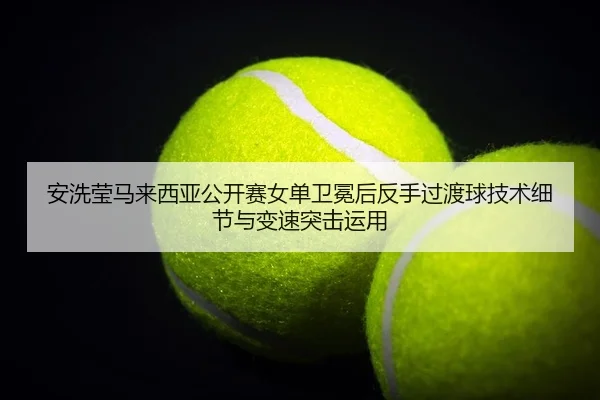 安洗莹马来西亚公开赛女单卫冕后反手过渡球技术细节与变速突击运用